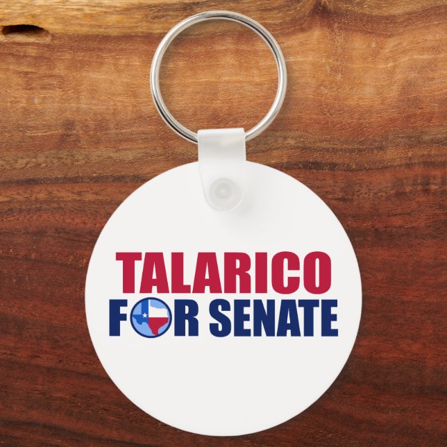 Chaveiro Talarico para Senado Texas Eleição 2026 (Frente)
