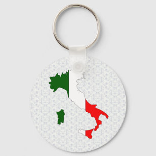 Chaveiro Tamanho do cheio do Mapa do Sinalizador Itália