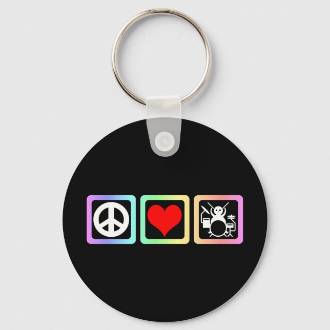 Chaveiro Tambores de amor pela paz (Frente)