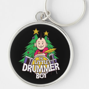 Chaveiro Tambores Engraçados Design De Natal Para Rapaz Dru