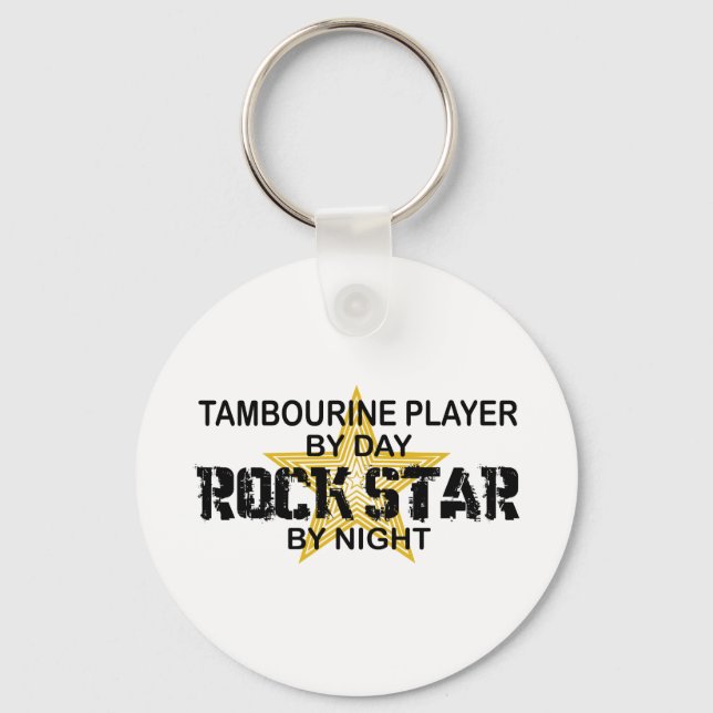 Chaveiro Tambourine Rock Star por Noite (Frente)