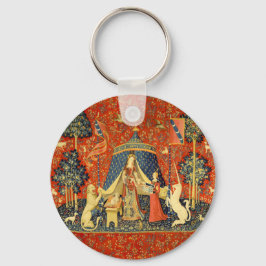 Chaveiro Tapeçaria Medieval Lady and The Unicorn: Arte Fran