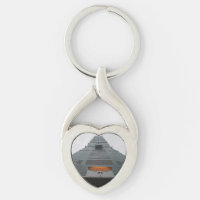 Tapei 101 Heart Keychain