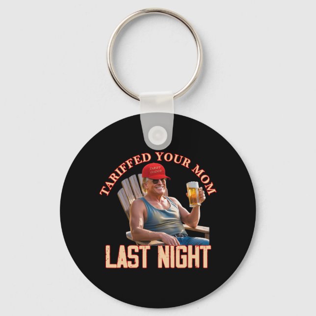 Chaveiro Tarifou seu Pai de Tarifa Engraçado para a sua mãe (Frente)