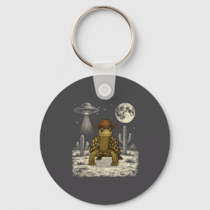 Chaveiro Tartaruga Caixa Oriental Engraçada Cowboy Ocidenta