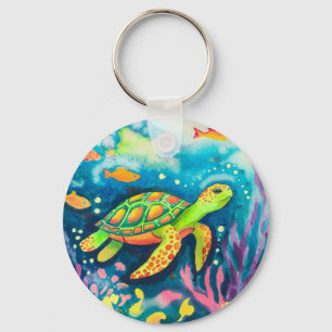 Chaveiro Tartaruga de pintura