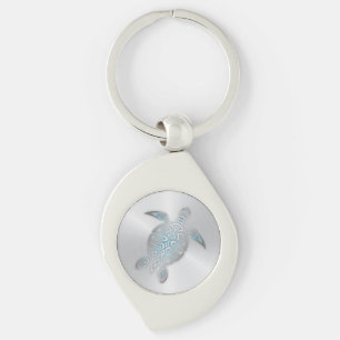 Chaveiro Tartaruga do Mar de Prata
