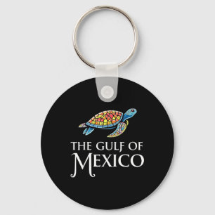 Chaveiro Tartaruga Do Mar Gráfico Do Golfo Do México Nunca