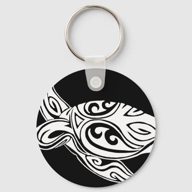 Chaveiro Tartaruga Tribal (Frente)