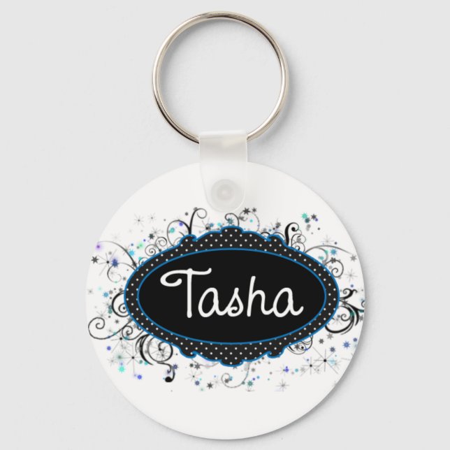 Chaveiro Tasha Nameplate (Frente)