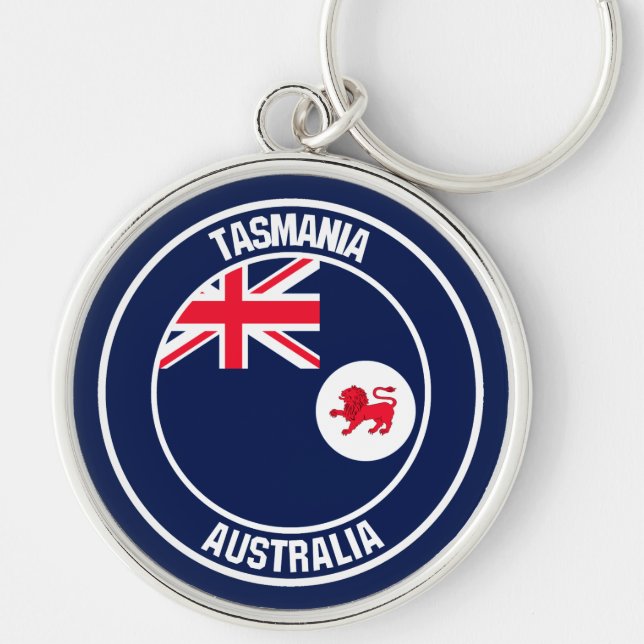 Chaveiro Tasmania Round Emblem (Frente)