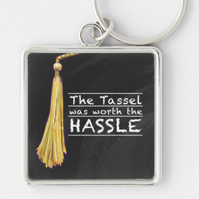 Chaveiro Tassel Hassle Silver (Frente)