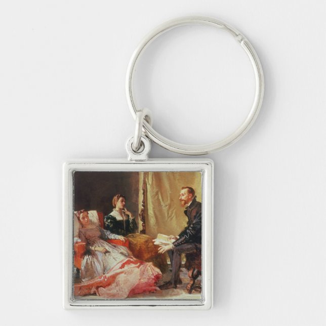 Chaveiro Tasso e Elenora D'Este (Frente)