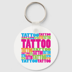 Chaveiro Tatuagem colorido