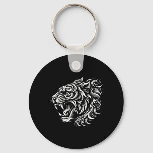 Chaveiro Tatuagem de luta de MMA Muay Thai do tigre da arte