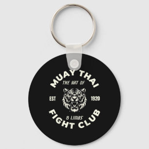 Chaveiro Tatuagem De Luta Mma Muay Thai Tigre Arte Dos 8 Me