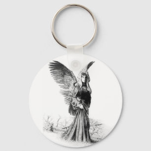 Chaveiro tatuagem do anjo