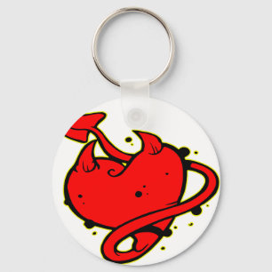 Chaveiro Tatuagem do Coração do Diabo