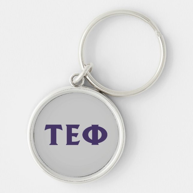 Chaveiro Tau Epsilon Phi | Letras (Frente)
