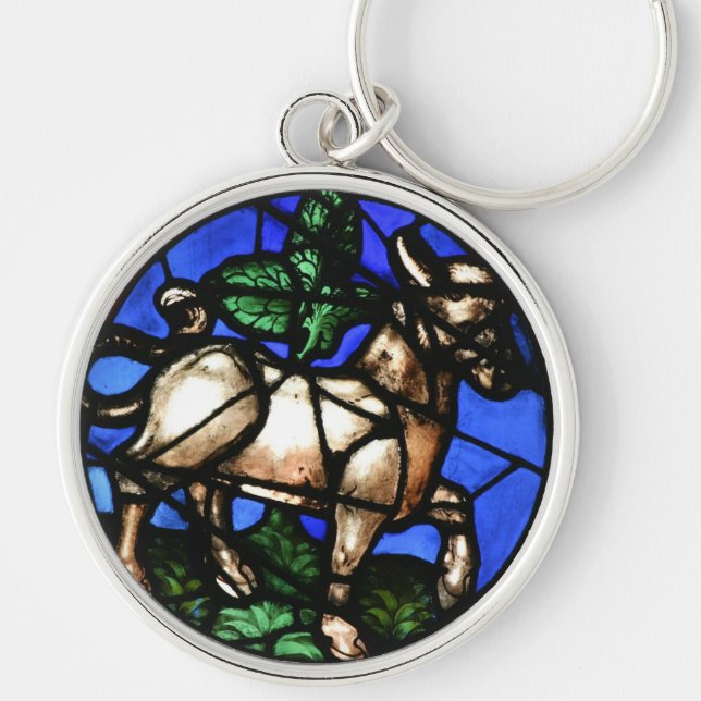 Chaveiro Taurus Zodiac StainGlass Notre-Dame de Paris RK (Frente)