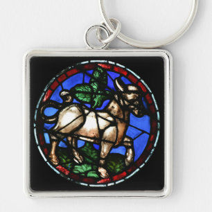 Chaveiro Taurus Zodiac StainGlass Notre-Dame de Paris SK