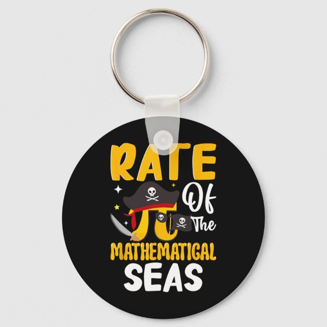 Chaveiro Taxa Dos Mares Matemáticos - Símbolo Pi Matemática (Frente)