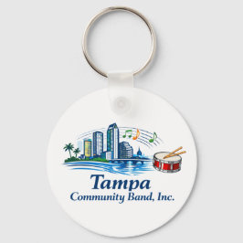 Chaveiro TCB Percussion Logo Keychain