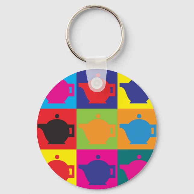 Chaveiro Tea Pop Art (Frente)