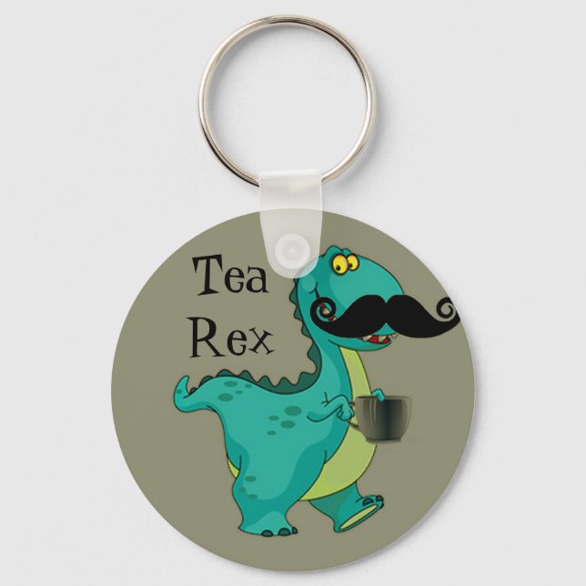 Chaveiro Tea- Rex Funny Dinossaur - Insuendo Cartoon (Frente)