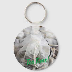 Chaveiro Tea Time Bag para amantes de chá