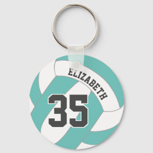 Chaveiro teal ou QUALQUER cor com garotas brancas vôlei