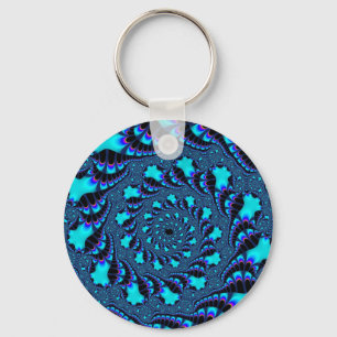 Chaveiro Teal Whirlpool Spiral