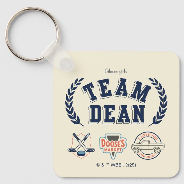 Chaveiro Team Dean Gilmore Girls Design (Frente)