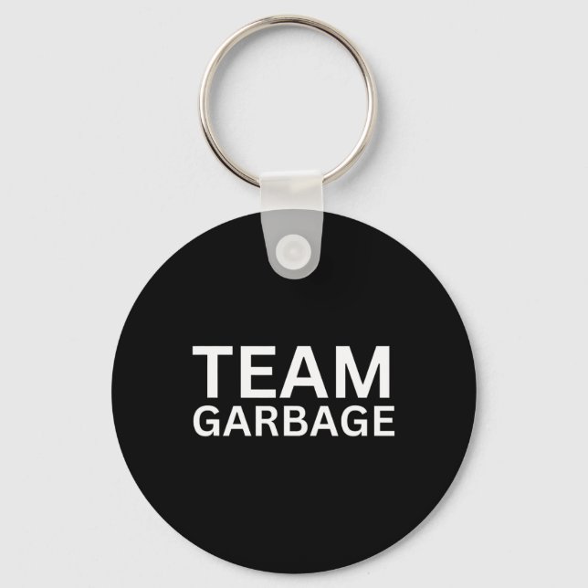 Chaveiro Team Garbyge Para Apoiadores De Trump Tee (Frente)