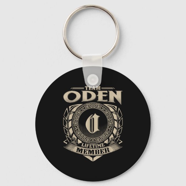 Chaveiro Team Oden Lifetime Member Funny Oden Family Name V (Frente)