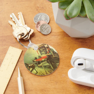 Chaveiro Tecelão que enfrenta a roda à esquerda de giro