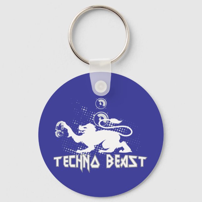 Chaveiro Techno Beast (Frente)