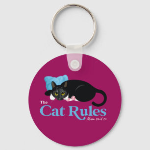 Chaveiro Tecla Cat - Regras Cat - Permanecer Calmo
