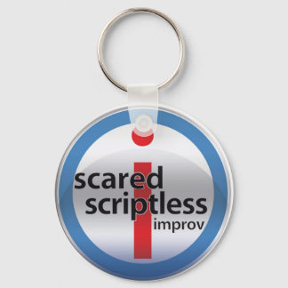 Chaveiro Tecla de logotipo de vidro redondo SS