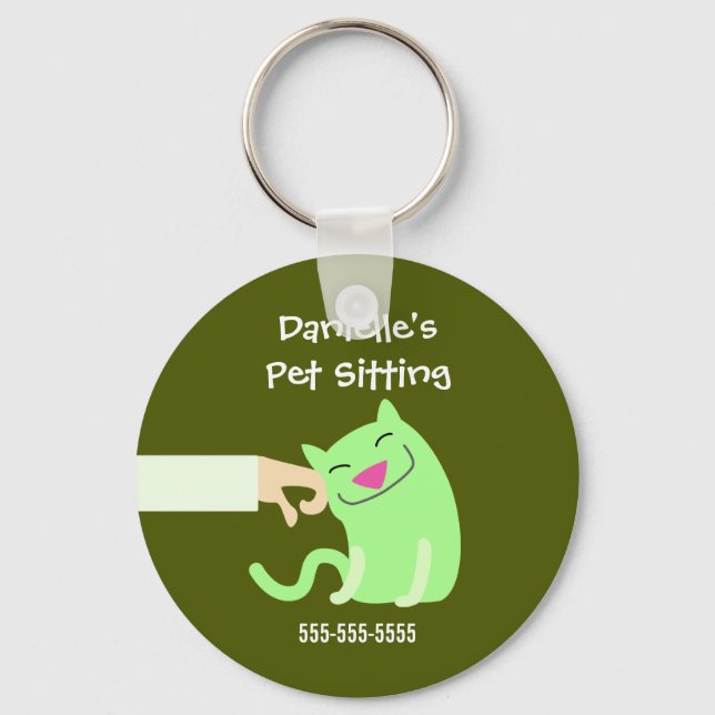 Chaveiro Tecla do Cat Sitter (Frente)