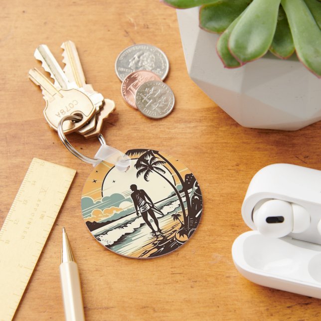 Chaveiro Teclado de areia e Surf (Mesa)