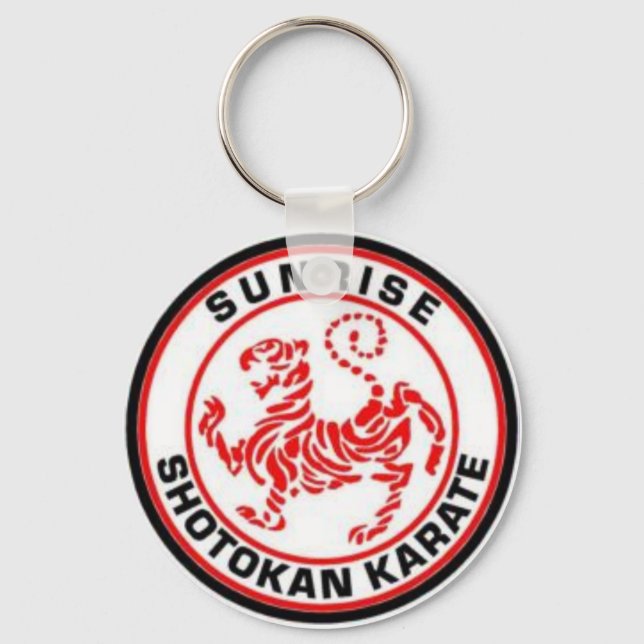 Chaveiro Teclas Sunrise Shotokan Karate (Frente)