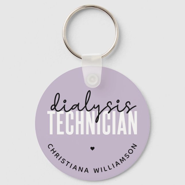 Chaveiro Técnico de Diálise Personalizado | Presentes para  (Frente)