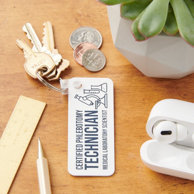 Chaveiro Técnico de Flebotomia Certificado Orgulho Profissi (Mesa)