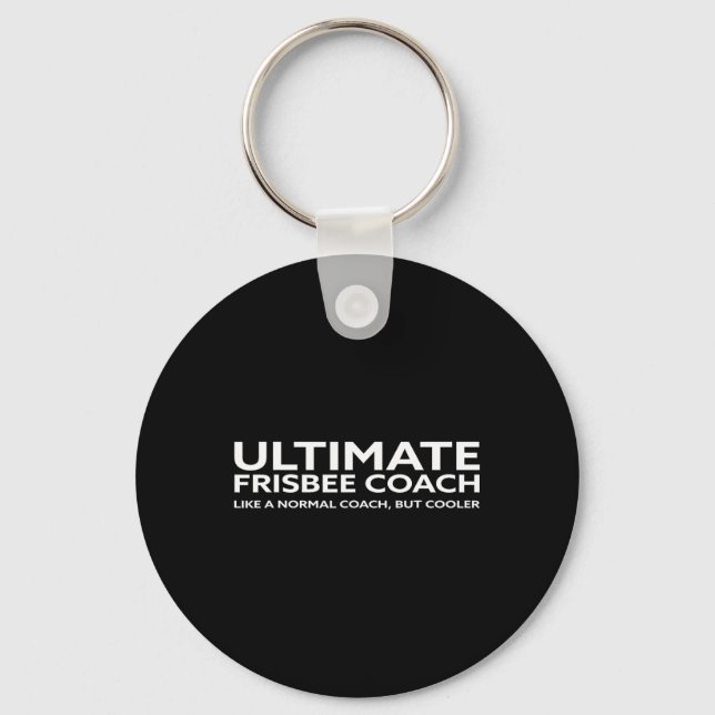 Chaveiro Técnico de Jogador de Frisbee Ultimate Disco de Go (Frente)