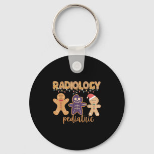 Chaveiro Técnico de Radiologia Pediátrica Homem de Biscoito