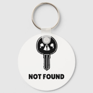 Chaveiro técnico engraçado - Design de "404 Key No