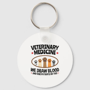 Chaveiro Técnico Veterinário Veterinário Divertido Tirar Sa