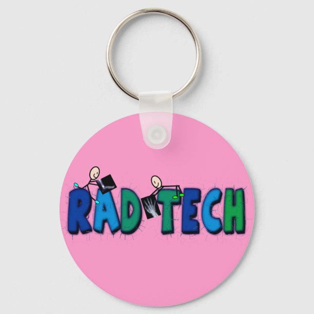 Chaveiro Tecnologia Rad com Pessoas Stick e Design Xrays (Frente)