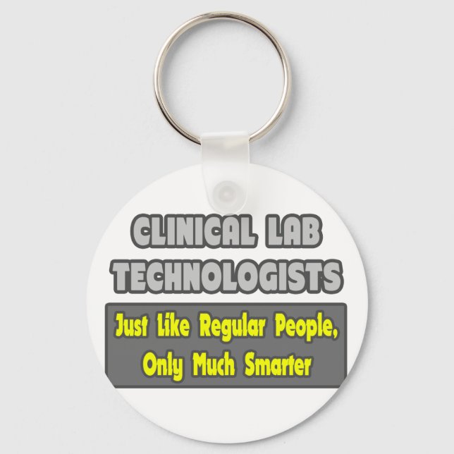 Chaveiro Tecnólogos do laboratório clínico.. Mais inteligen (Frente)